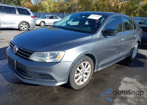 2015 Volkswagen Jetta 1.8T Se из США, поврежденный, VIN 3VWD17AJ7FM296278